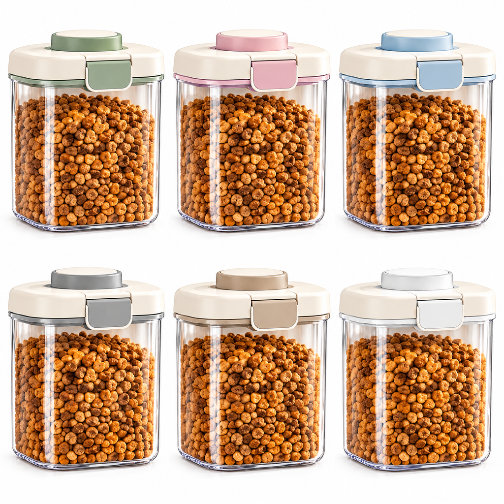helvenna™ Airtight Cat Food Storage Canister