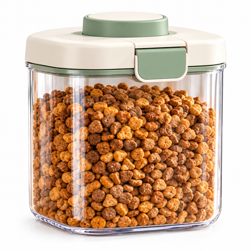 helvenna™ Airtight Cat Food Storage Canister