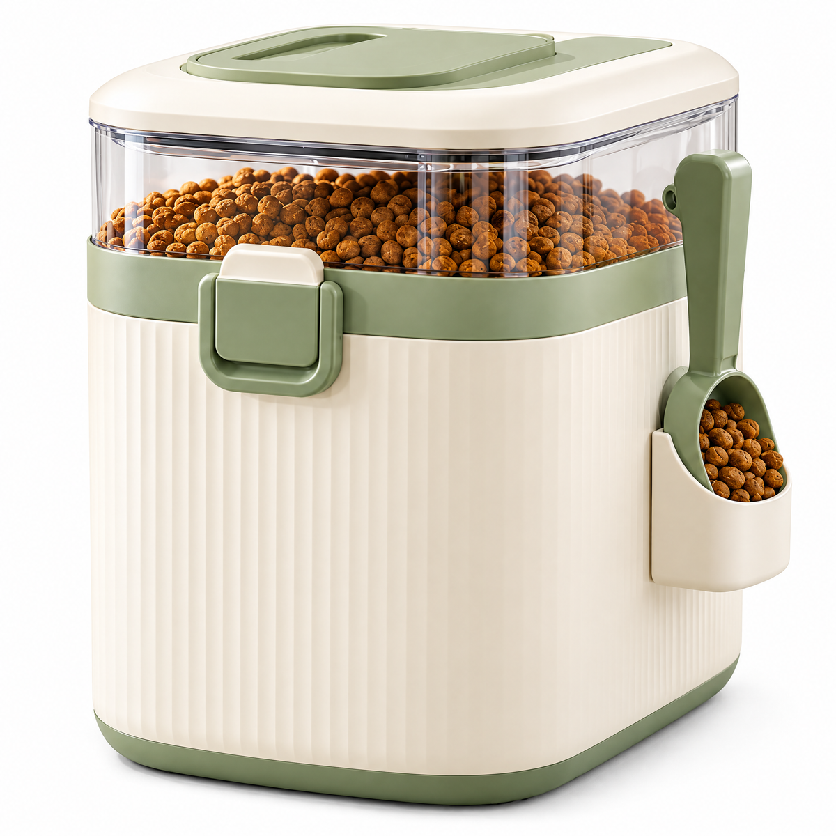 helvenna™ Rolling Cat Food Storage Bin