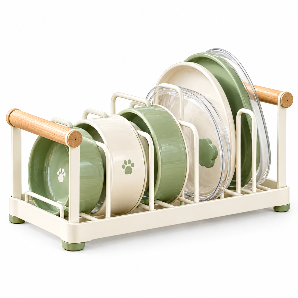 helvenna™ Cat Bowl Storage & Drying Rack