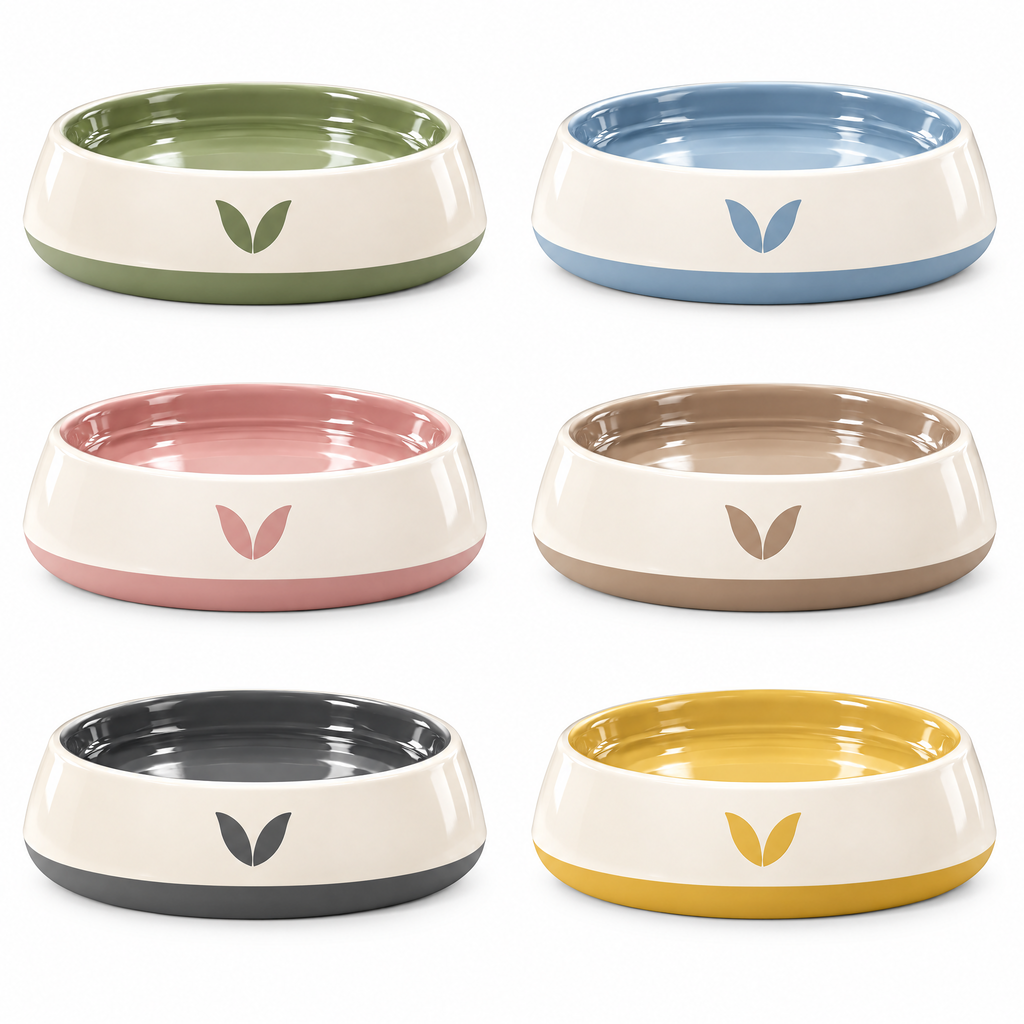 helvenna™ Wide Shallow Cat Water Bowl