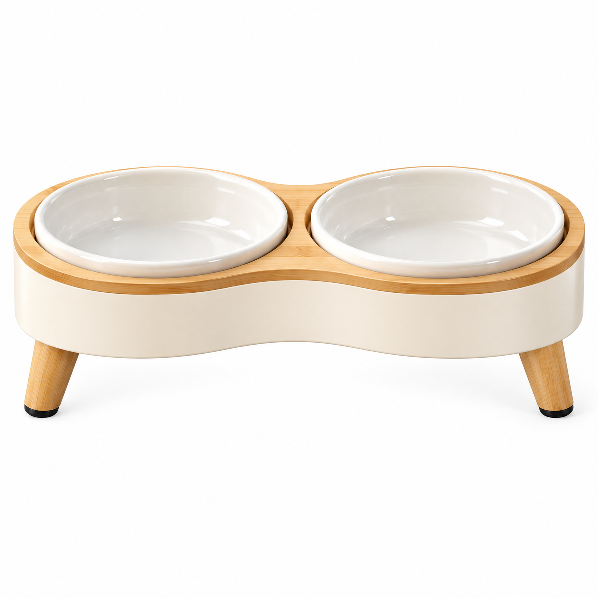 helvenna™ Double Cat Water Bowl Stand