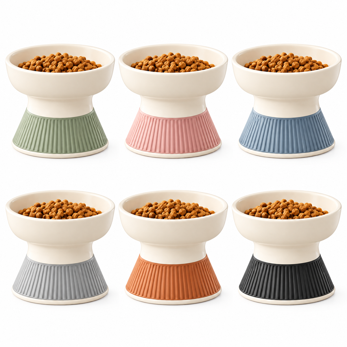 helvenna™ Elevated Cat Food Bowl