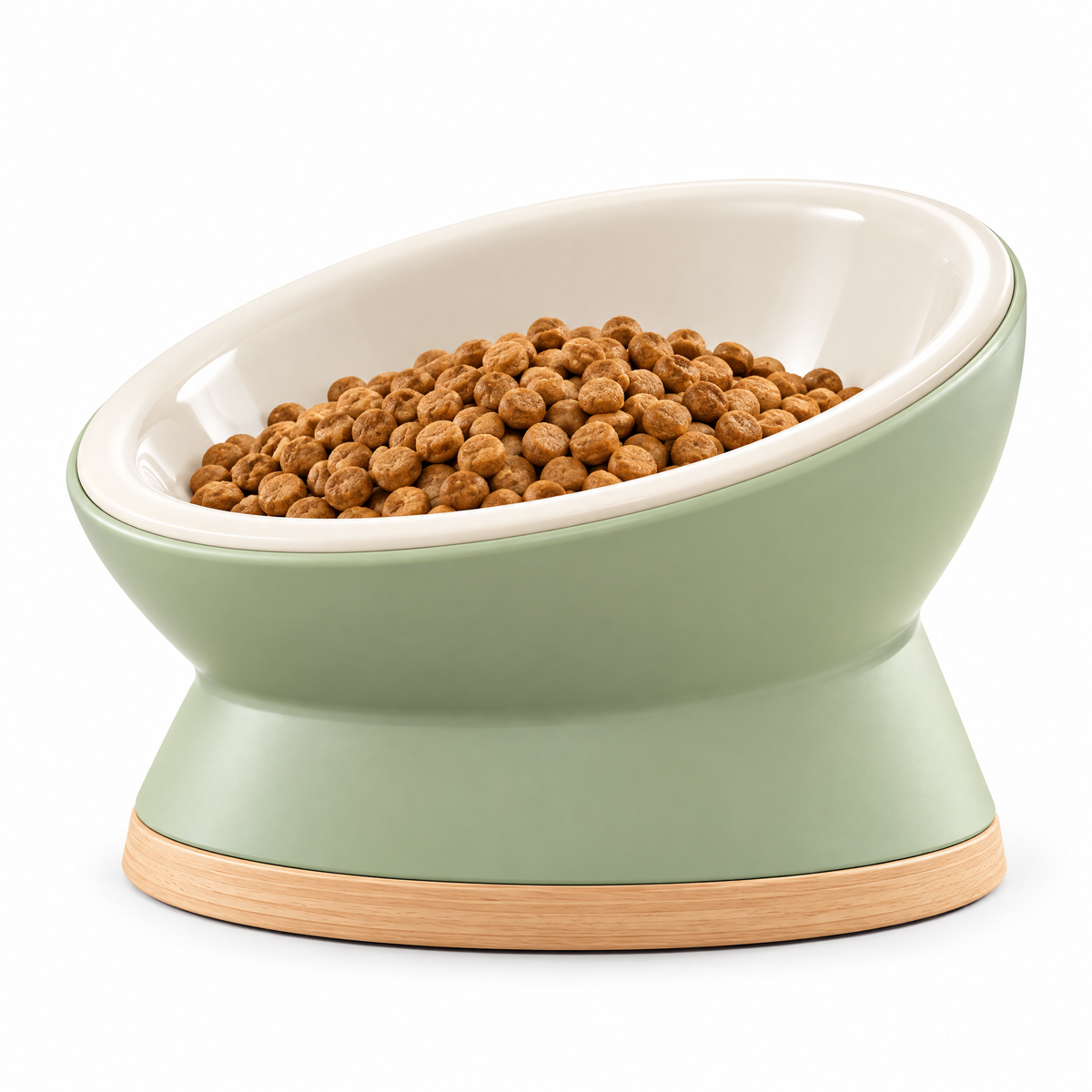 helvenna™ Tilted Cat Food Bowl