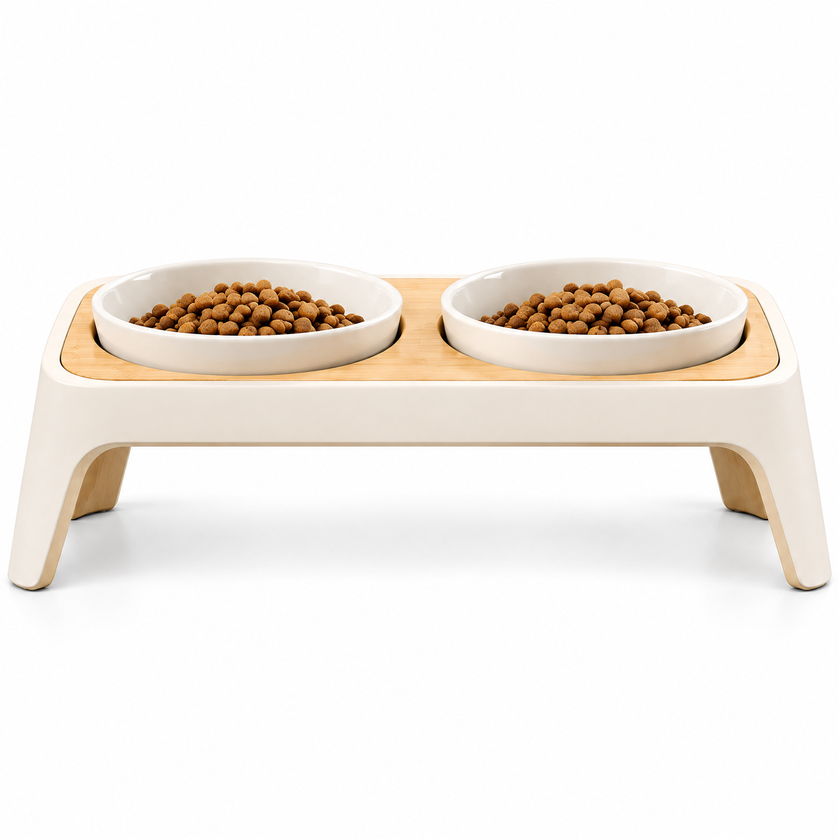helvenna™ Double Elevated Cat Feeding Stand